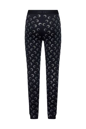 Leggings Crescent Moon nero MARINE SERRE | WPA111ACJER0002BK95